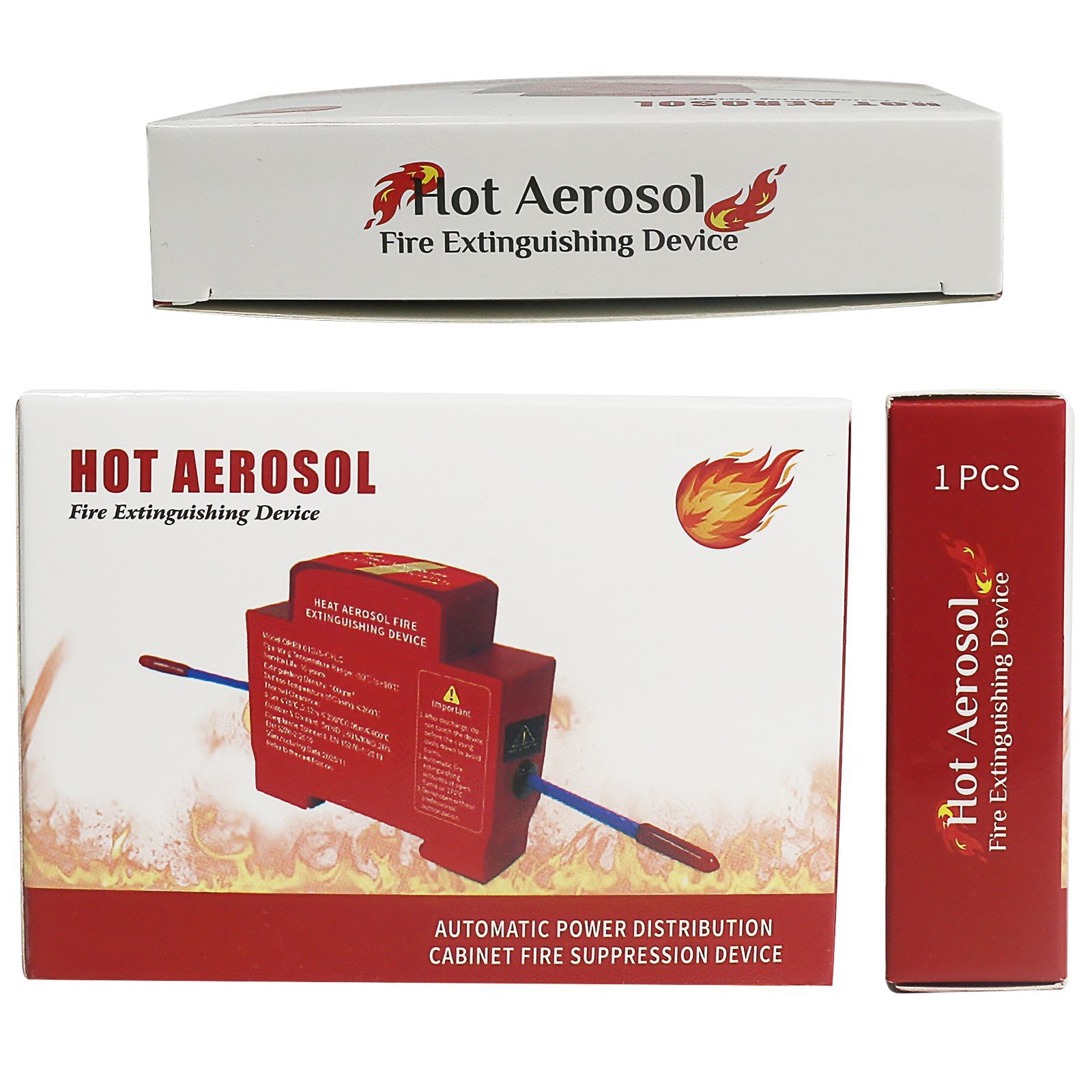 Distribution cabinet fire protection fire-fighting package