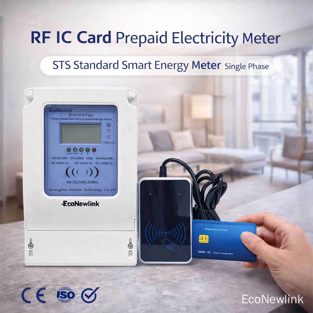 RF-IC-Card-Prepaid-Electricity-Meter-STS-Standard-Smart-Energy-Meter-for-Residential-and-Rental-Housing - EcoNewlink