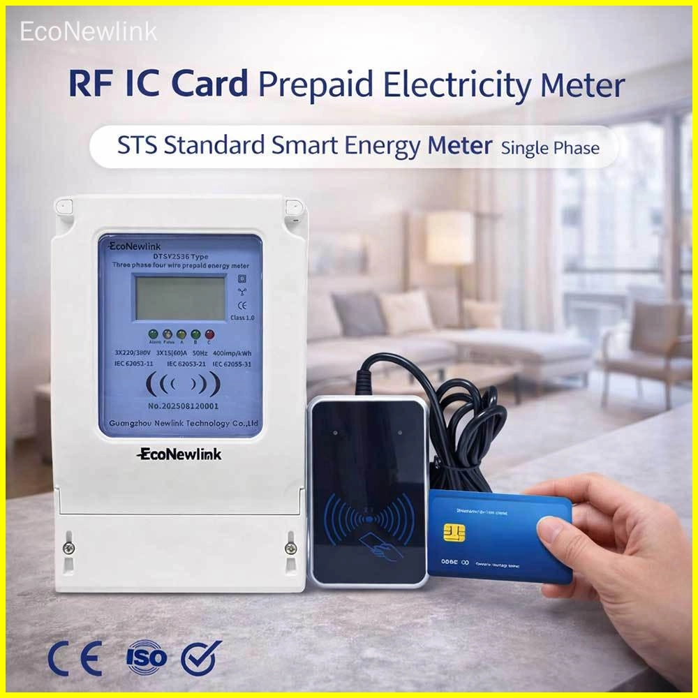 RF-IC-Card-Prepaid-Electricity-Meter-STS-Standard-Smart-Energy-Meter-for-Residential-and-Rental-Housing - EcoNewlink