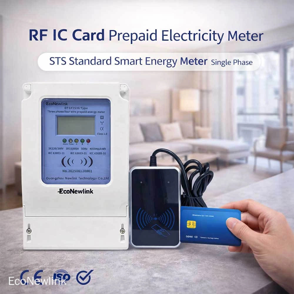 RF-IC-Card-Prepaid-Electricity-Meter-STS-Standard-Smart-Energy-Meter-for-Residential-and-Rental-Housing - EcoNewlink