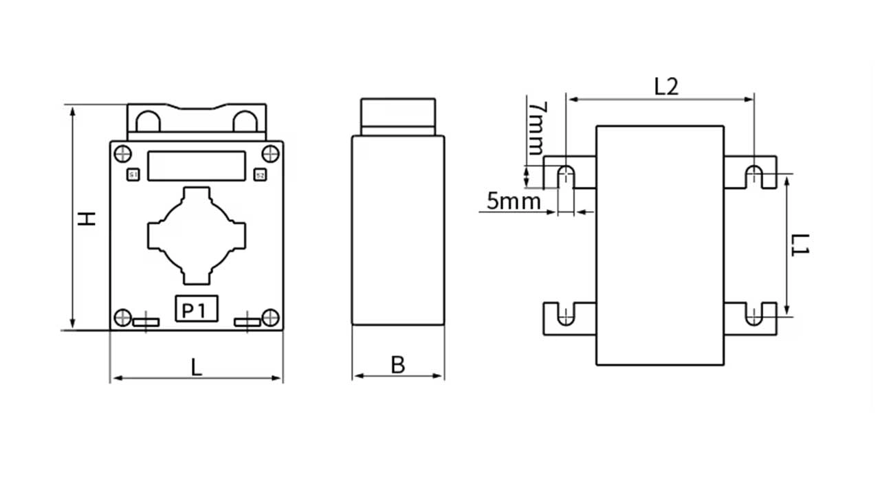 Shape-and-installation-dimensions-of-single-turn-transformer - EcoNewlink