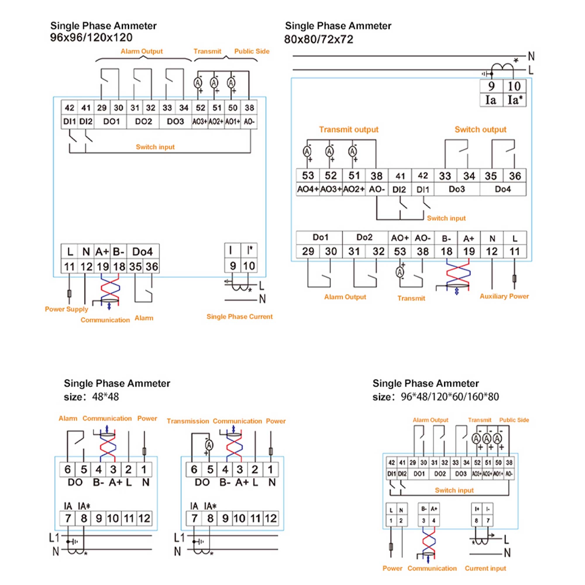 Single-Phase-Digital-Ammeter--easy-installation - EcoNewlink