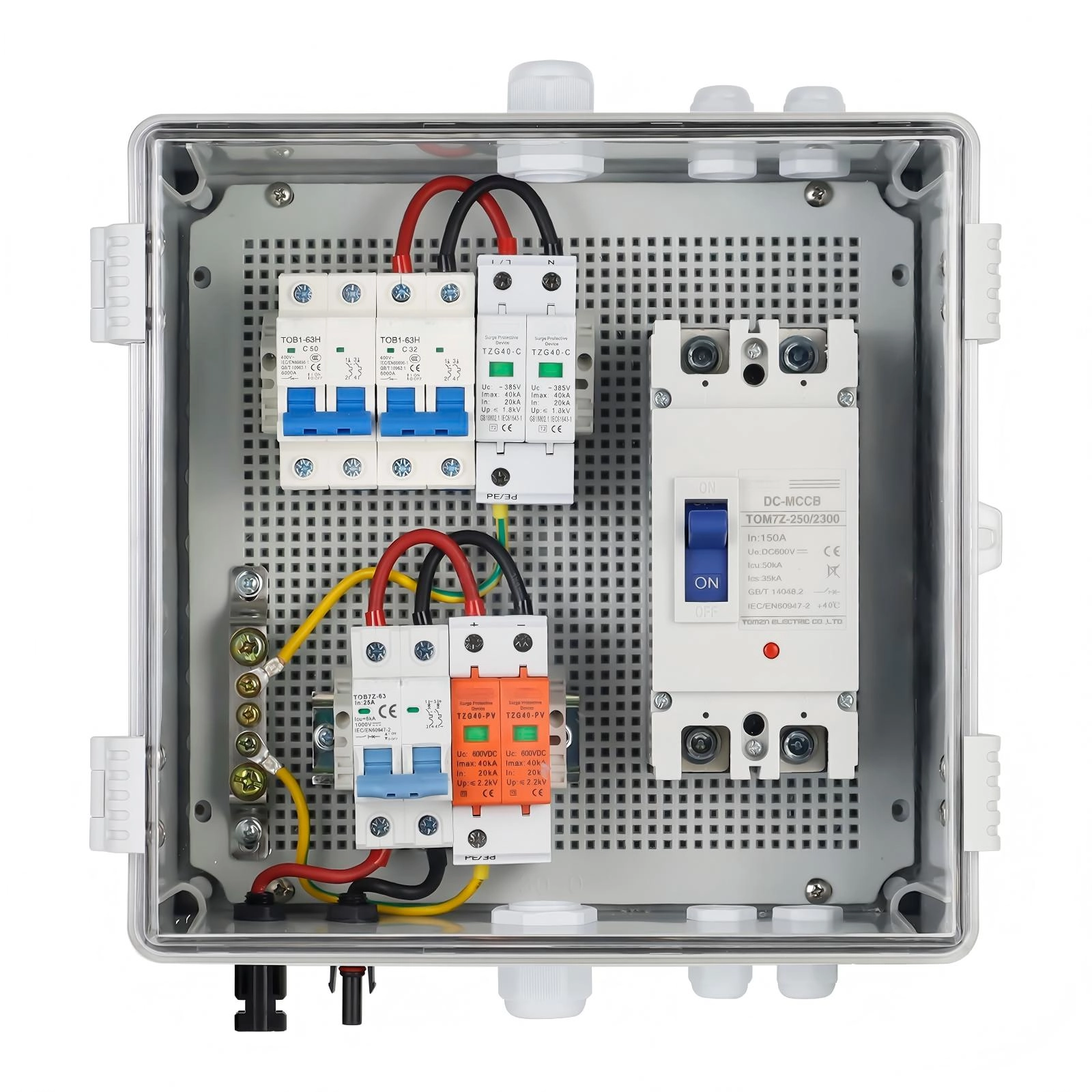 Solar Inverter Protection from DC MCCB molded case circuit breakers protect - EcoNewlink