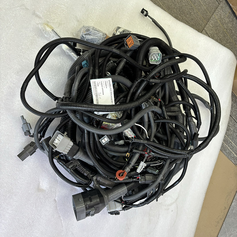 0006001 wire harness, 0006001H harness, HITACHI ZX200-3 parts, ZX210K-3 excavator harness, ZX240-3 electrical wiring, excavator wire harness, HITACHI wiring assembly, SPARKLING MACHINERY wire harness