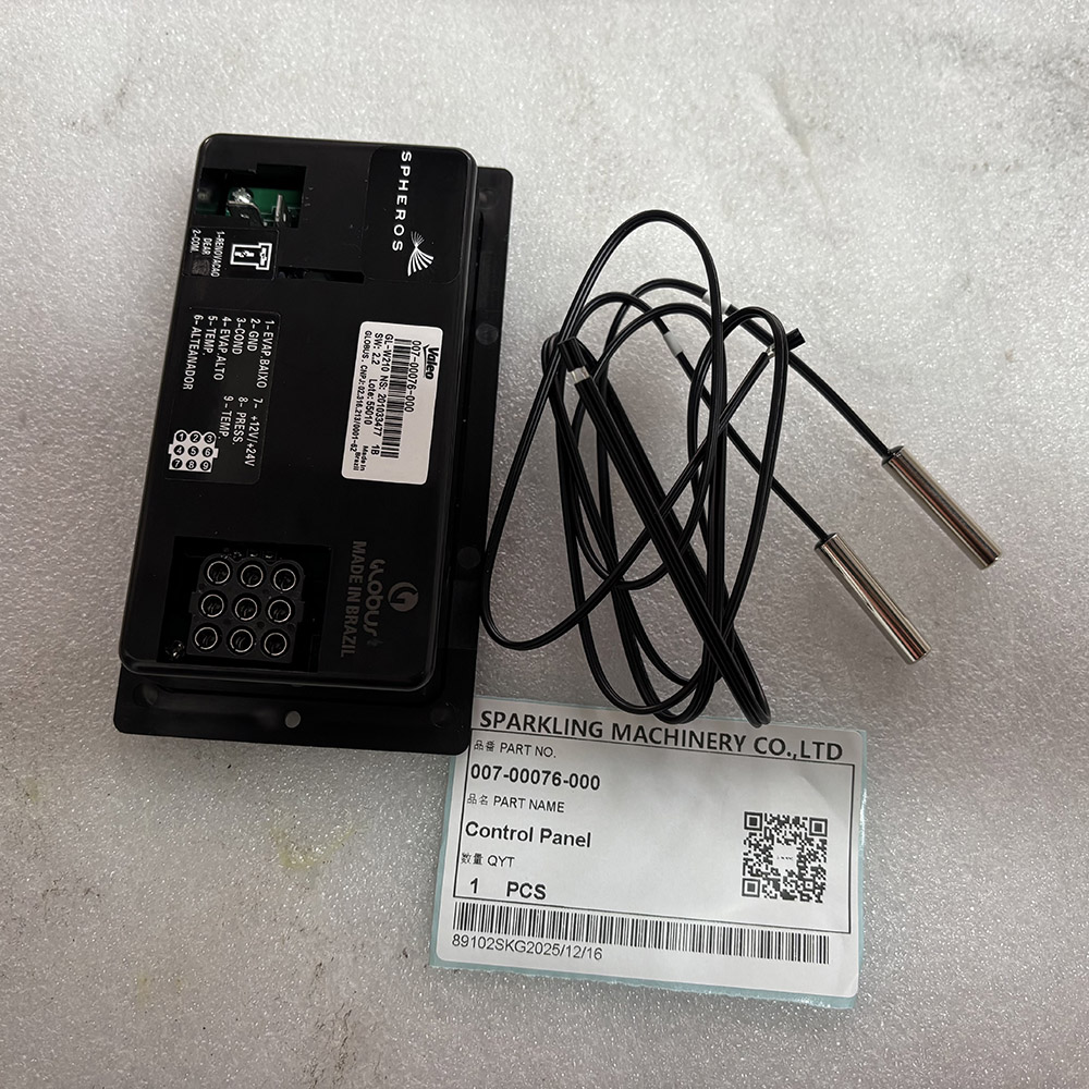 GL-W210 control panel spare part 007-00076-000 front view