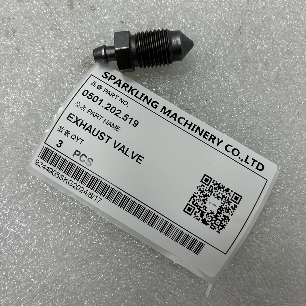 Hyundai Wheel Excavator Vent Valve 0501202519 0501-202-519 - SPARKLING MACHINERY