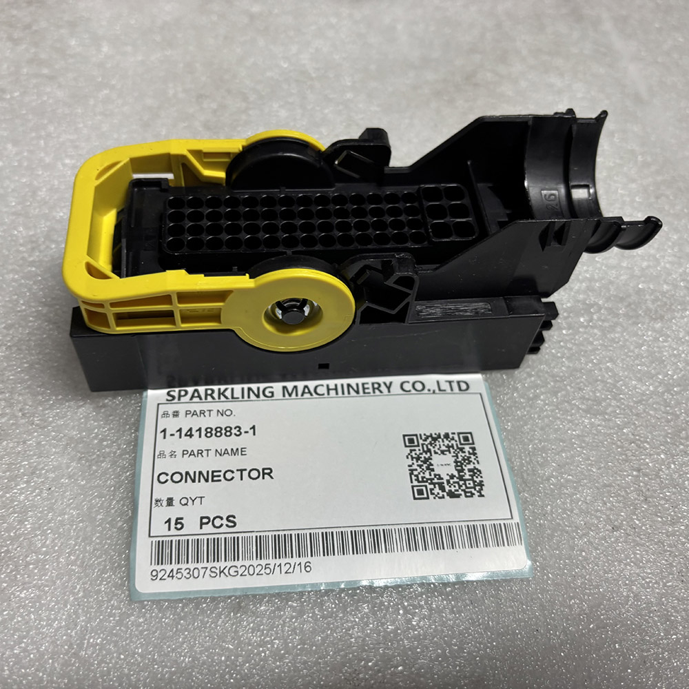 1-1418883-1 connector mating demonstration with wire connections