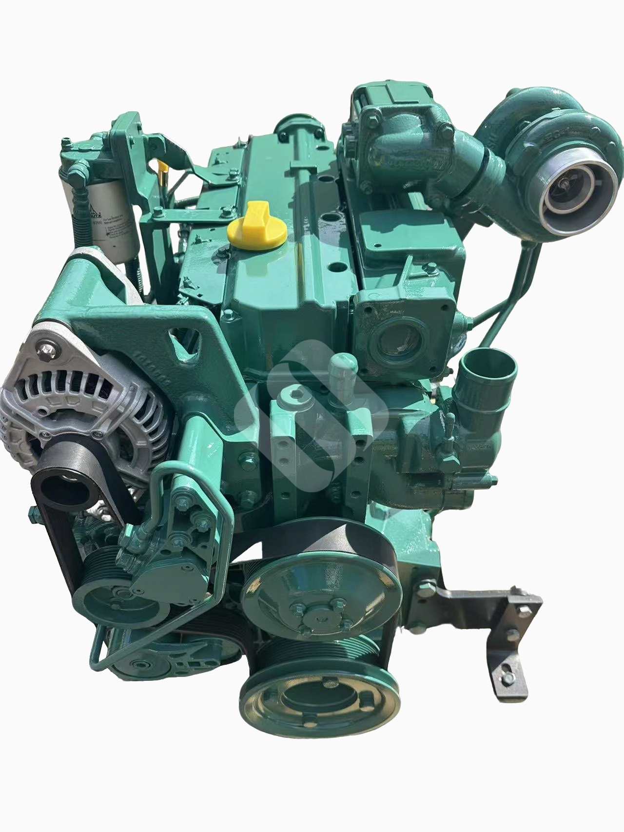 Volvo D4D ECE2 Diesel Engine 4.0L 4-Cylinder Turbocharged Engine for Volvo Excavators Volvo-D4D-ECE2-diesel-engine-front-view