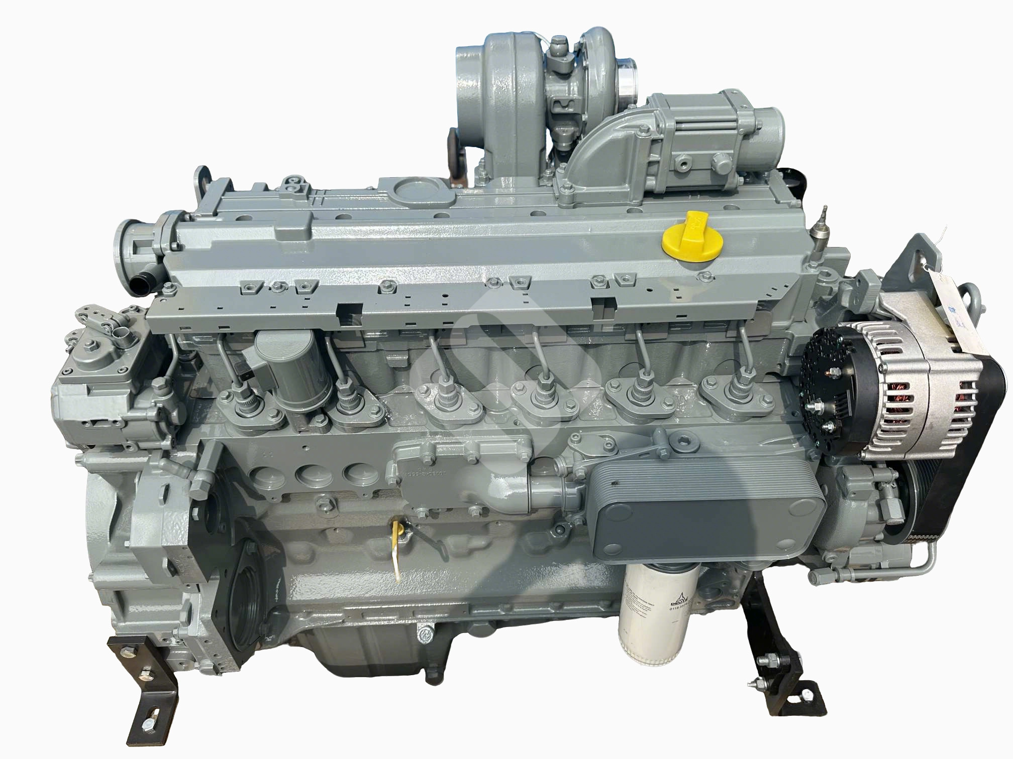 DEUTZ BF6M2012C Diesel Engine 6.06L 6-Cylinder Turbocharged Industrial Motor DEUTZ-BF6M2012C-6-cylinder-diesel-engine-side-profile