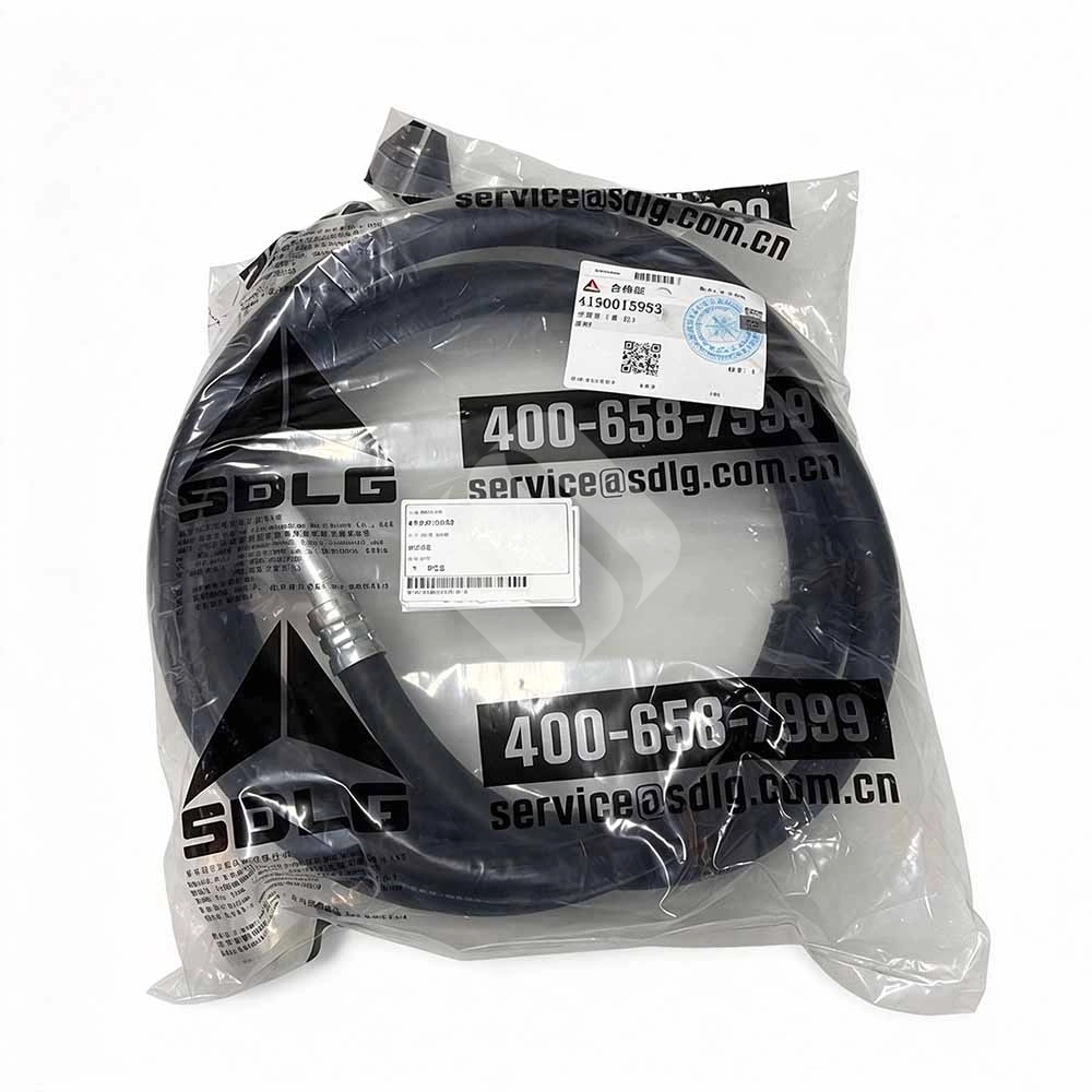 Genuine OEM 4190015953 Hydraulic Hose for SDLG E6210F, E6225F, E6300F & E6360F 4190015953-OEM-hydraulic-hose-for-SDLG-E6210F-large-excavator