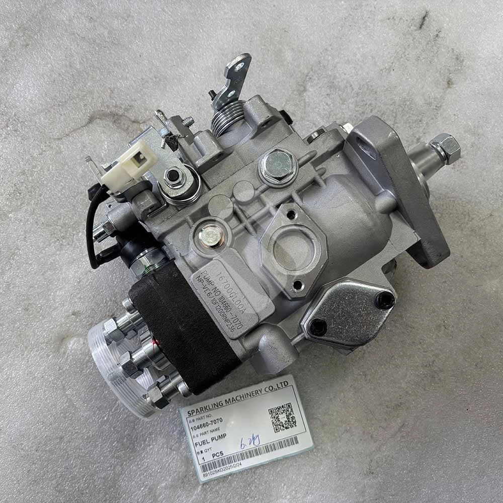 Construction Machinery Spare Parts 104660-7070 Fuel Pump for Nissan Engines QD32 TD27 TD42 Nissan construction equipment fuel pump replacement