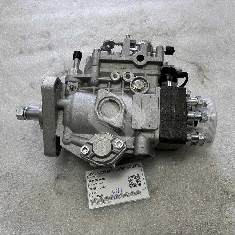 Construction Machinery Spare Parts 104660-7070 Fuel Pump for Nissan Engines QD32 TD27 TD42 Nissan construction equipment fuel pump replacement
