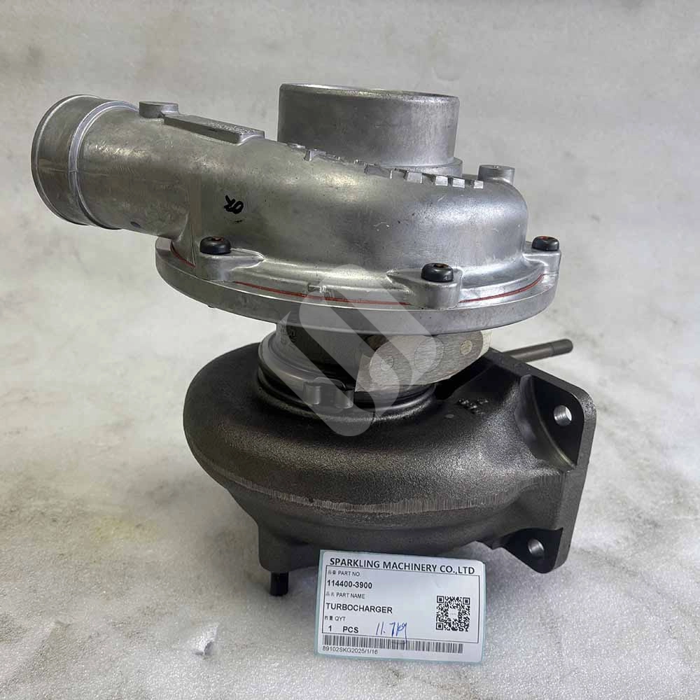 Construction Machinery Spare Parts 114400-3900 Turbocharger for Hitachi Excavators ZX330 ZX330-3 ZX350 ZX350H High performance diesel turbocharger 114400-3900