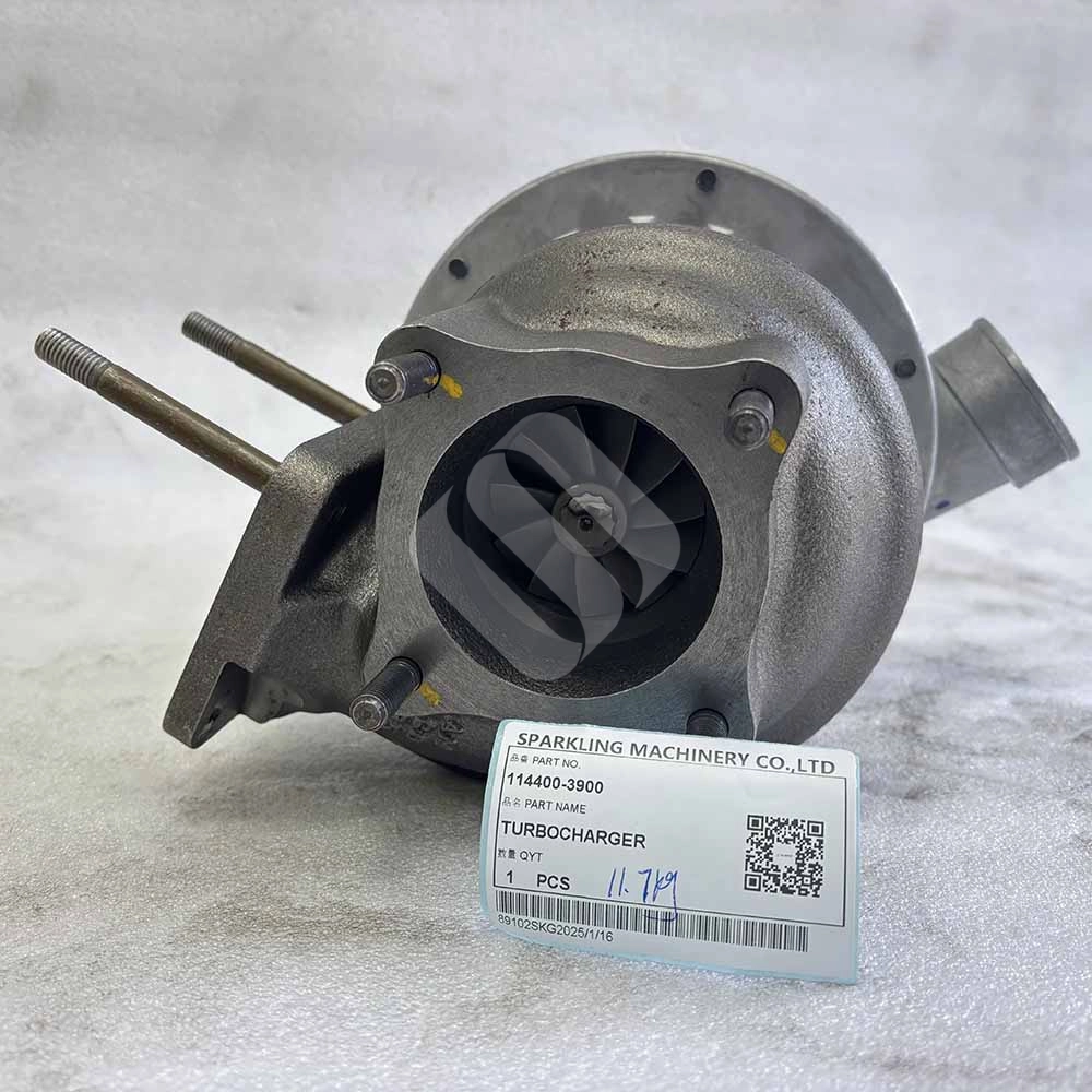 Construction Machinery Spare Parts 114400-3900 Turbocharger for Hitachi Excavators ZX330 ZX330-3 ZX350 ZX350H Turbocharger spare part for Hitachi ZX330-3 and ZX350