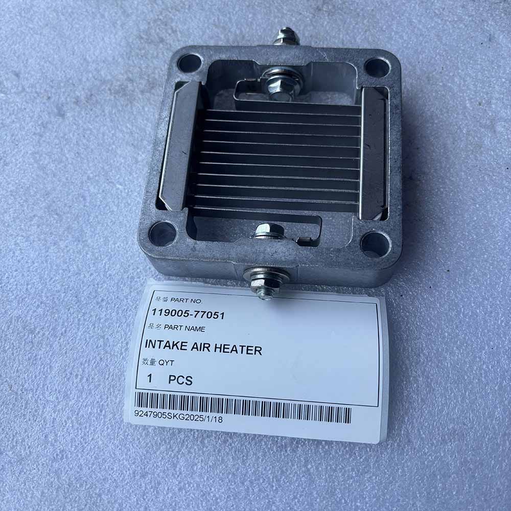 Construction machinery intake air heater replacement
