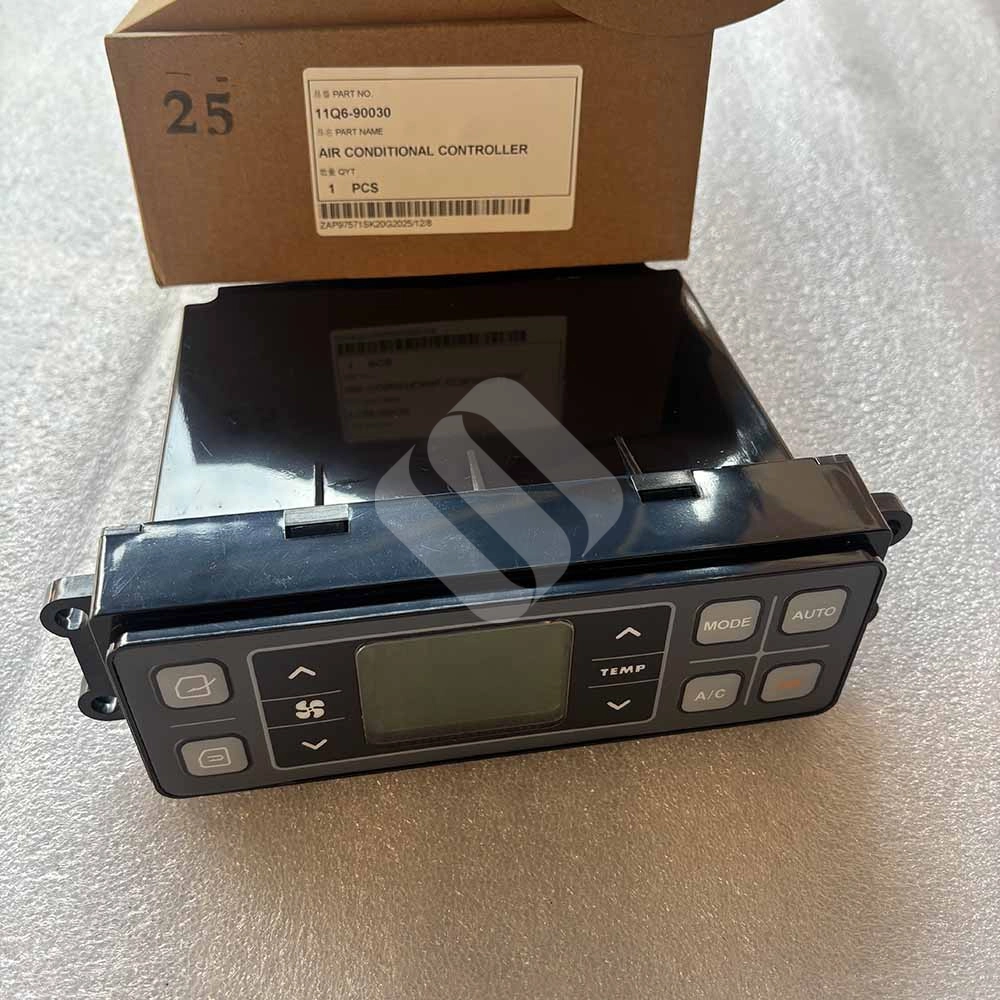 24V Air Conditioner Controller 11Q6-90030 Compatible with Hyundai Excavators R1200-9 R140LC-9 R160LC-9 R140W-9 R170W-9 HVAC Climate Control Panel for Hyundai Construction Equipment 24V Air Conditioner Controller 11Q6-90030 for Hyundai Excavator