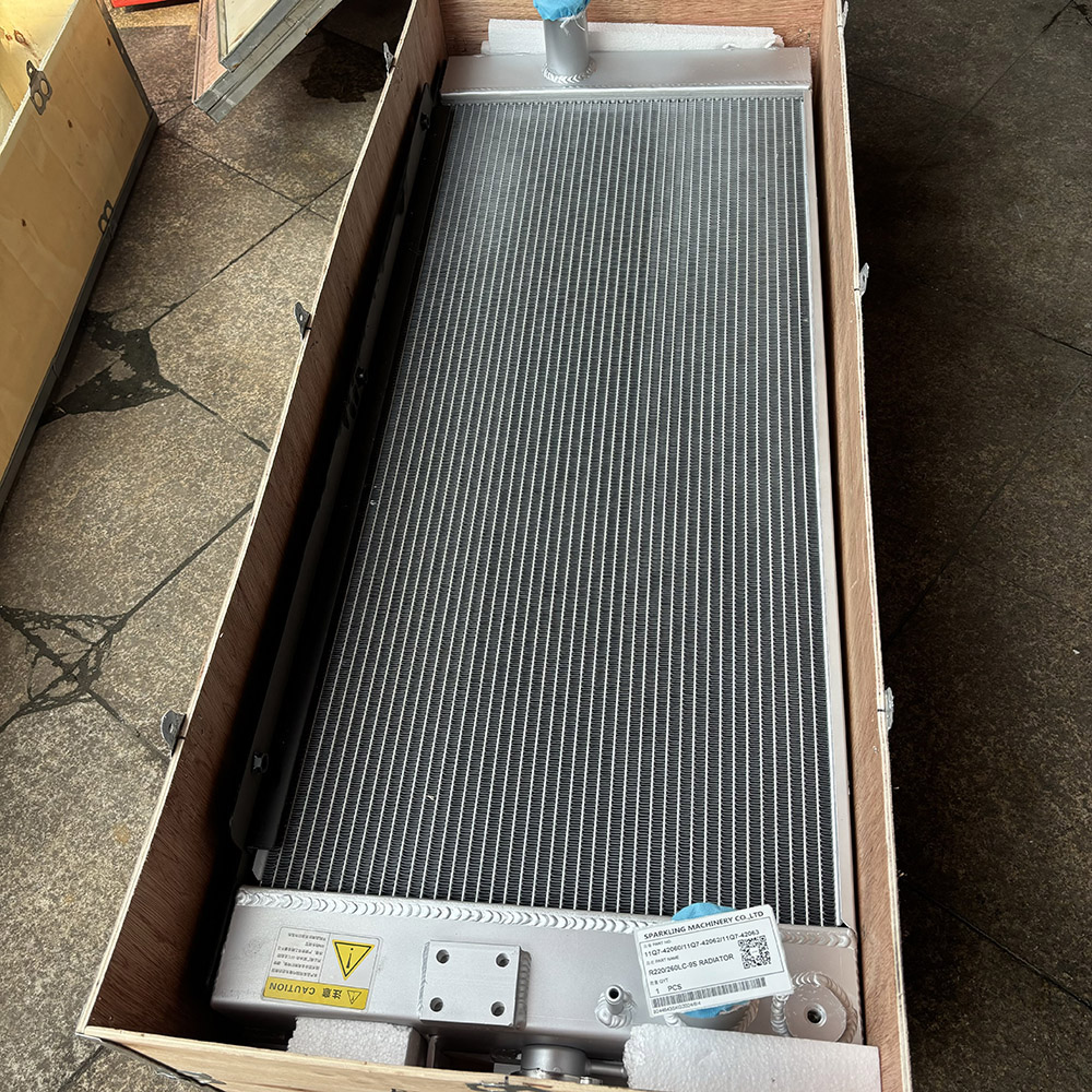 CHINA MADE RADIATOR FOR HYUNDAI MACHINE EXCAVATOR R210LC-9 R210NLC9 R260LC-9S 11Q7-42000 11Q7-42002 11Q7-42003