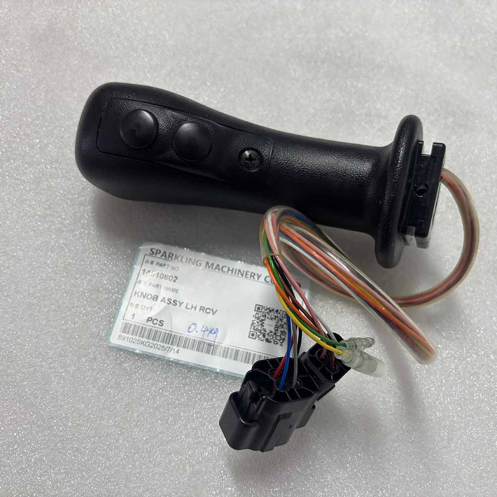 HYUNDAI EXCAVATOR PARTS MADE IN CHINA NEW R140LC-9 R160LC-9 R180LC-9 R140W-9 R170W-9 R210W-9 14510802 KNOB ASSY LH RCV SPARKLING MACHINERY