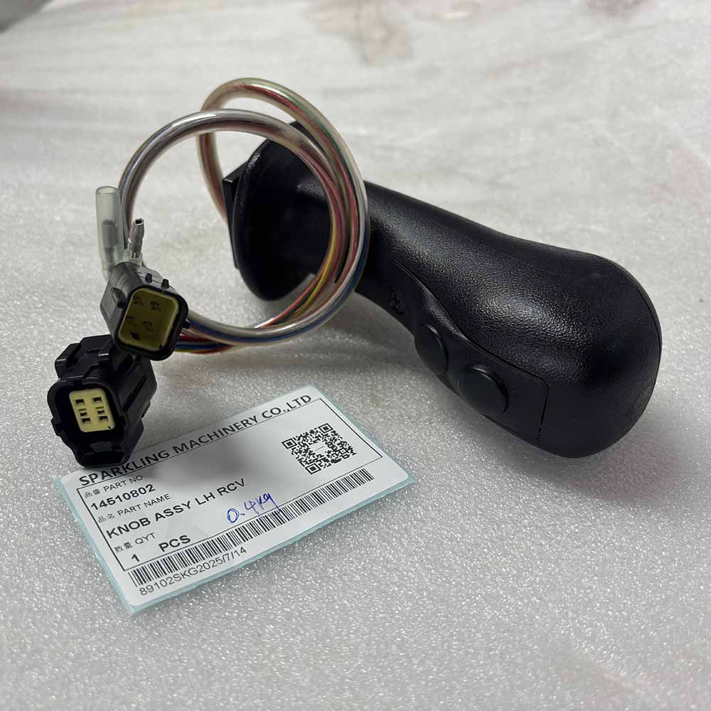 HYUNDAI EXCAVATOR PARTS MADE IN CHINA NEW R140LC-9 R160LC-9 R180LC-9 R140W-9 R170W-9 R210W-9 14510802 KNOB ASSY LH RCV SPARKLING MACHINERY