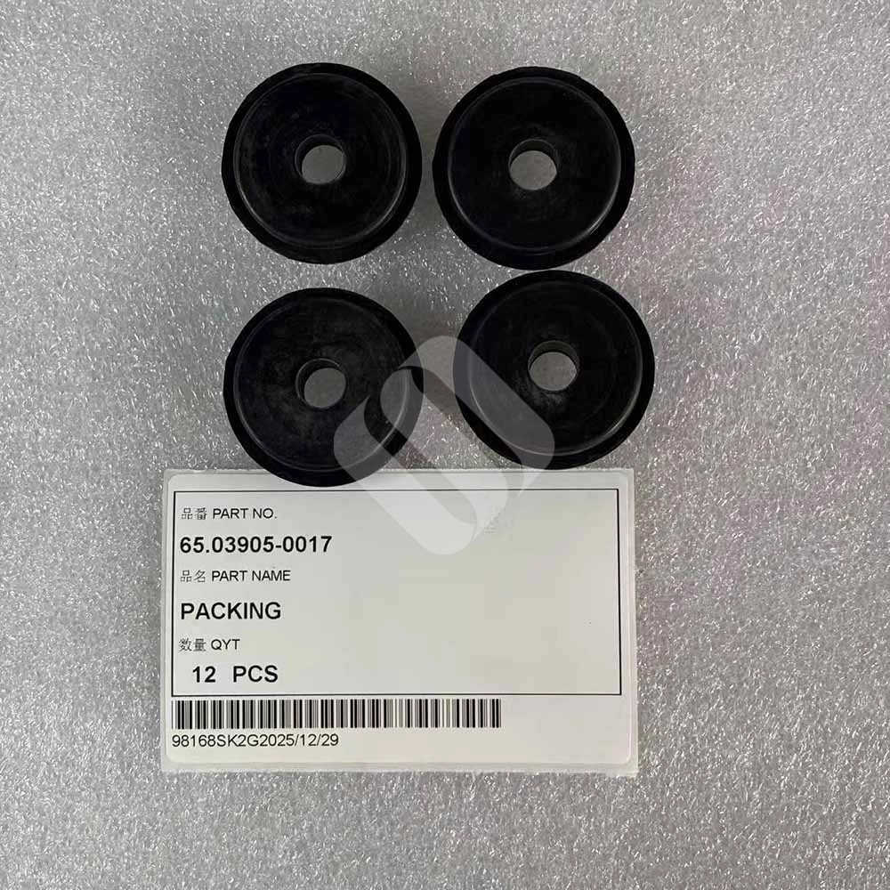 Packing 65.03905-0017 for Doosan Daewoo MEGA MEGA300 SOLAR Construction Machinery Spare Parts Aftermarket Packing 65.03905-0017 Made in China