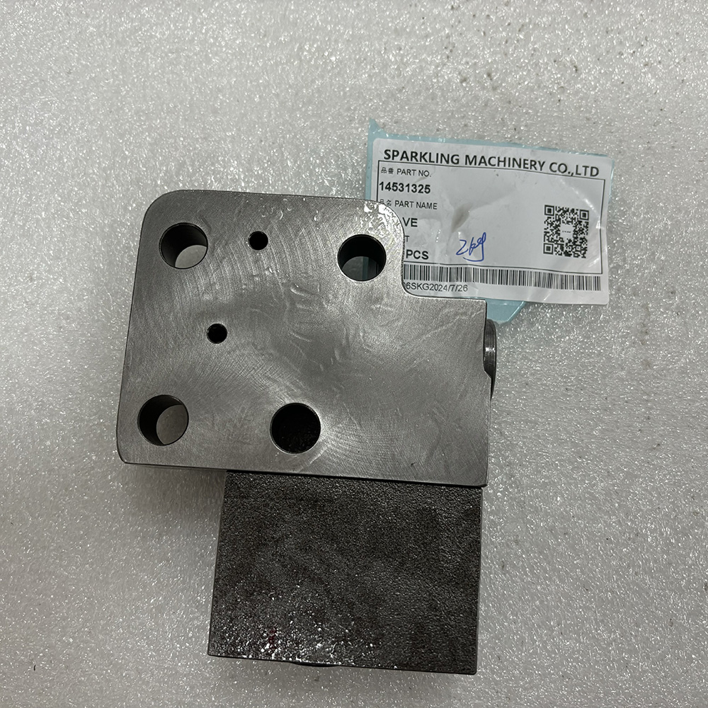 VOE14531325, 14531325 valve, Volvo hydraulic valve, EC135B valve, EC210B relief valve, EC240B control valve, EW145B boom holding valve, Volvo excavator parts, OEM Volvo valve