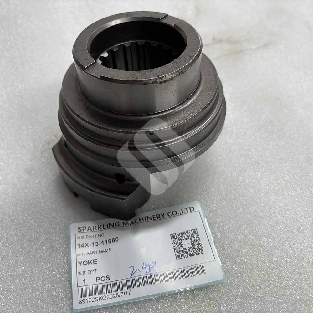 KOMATSU EXCAVATOR PARTS MADE IN CHINA NEW D60P D61E D61EX D61PX D65E 14X-13-11660 YOKE SPARKLING MACHINERY KOMATSU EXCAVATOR PARTS MADE IN CHINA NEW D60P D61E D61EX D61PX D65E 14X-13-11660 YOKE SPARKLING MACHINERY