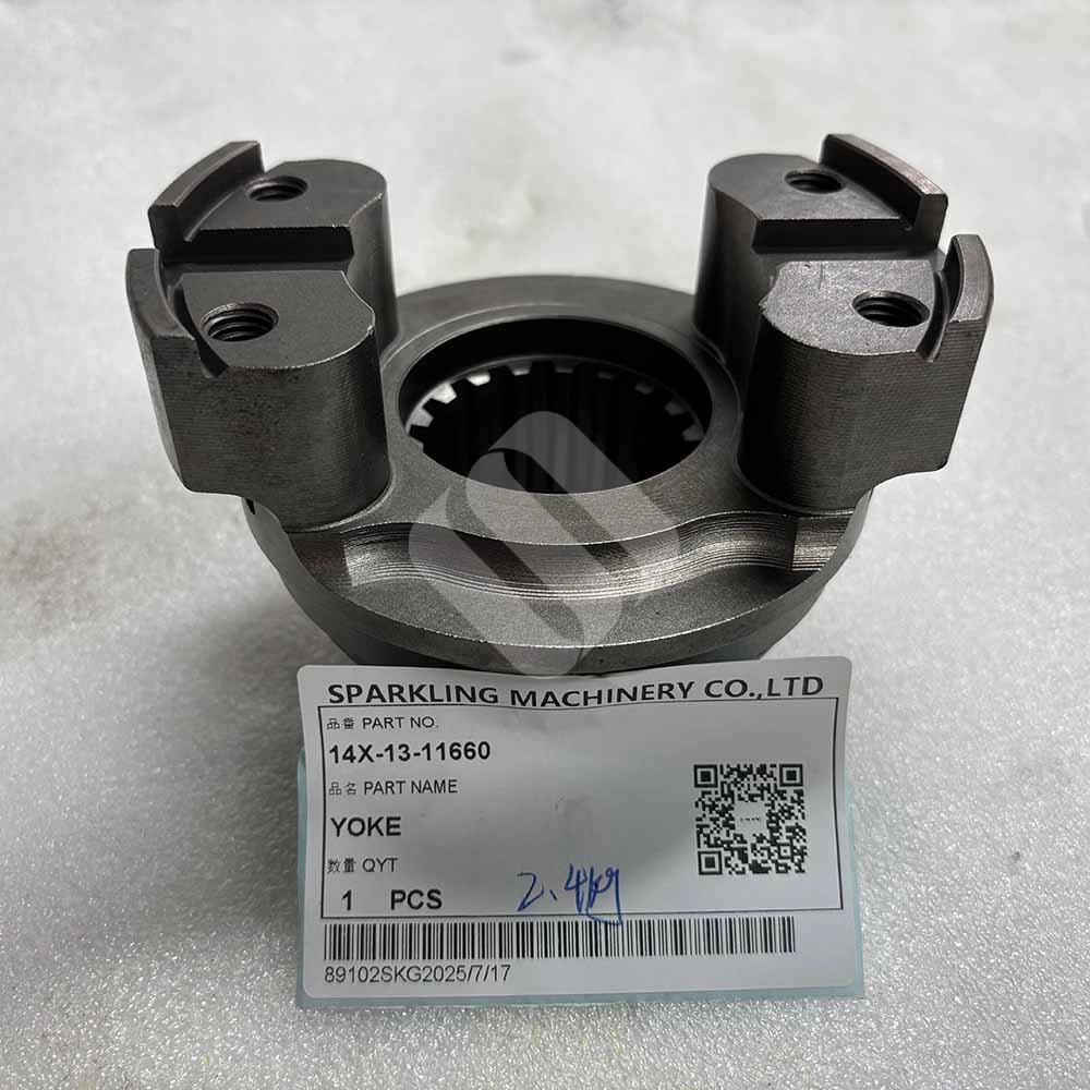 KOMATSU EXCAVATOR PARTS MADE IN CHINA NEW D60P D61E D61EX D61PX D65E 14X-13-11660 YOKE SPARKLING MACHINERY KOMATSU EXCAVATOR PARTS MADE IN CHINA NEW D60P D61E D61EX D61PX D65E 14X-13-11660 YOKE SPARKLING MACHINERY