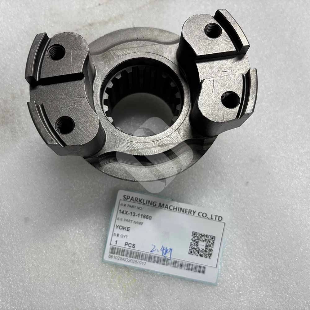 KOMATSU EXCAVATOR PARTS MADE IN CHINA NEW D60P D61E D61EX D61PX D65E 14X-13-11660 YOKE SPARKLING MACHINERY KOMATSU EXCAVATOR PARTS MADE IN CHINA NEW D60P D61E D61EX D61PX D65E 14X-13-11660 YOKE SPARKLING MACHINERY