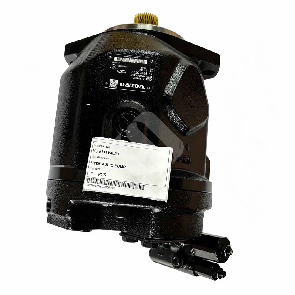 Genuine VOE11194650 Hydraulic Pump for Volvo A35E Articulated Haulers Volvo-articulated-hauler-hydraulic-pump-assembly-VOE11194650-packaging
