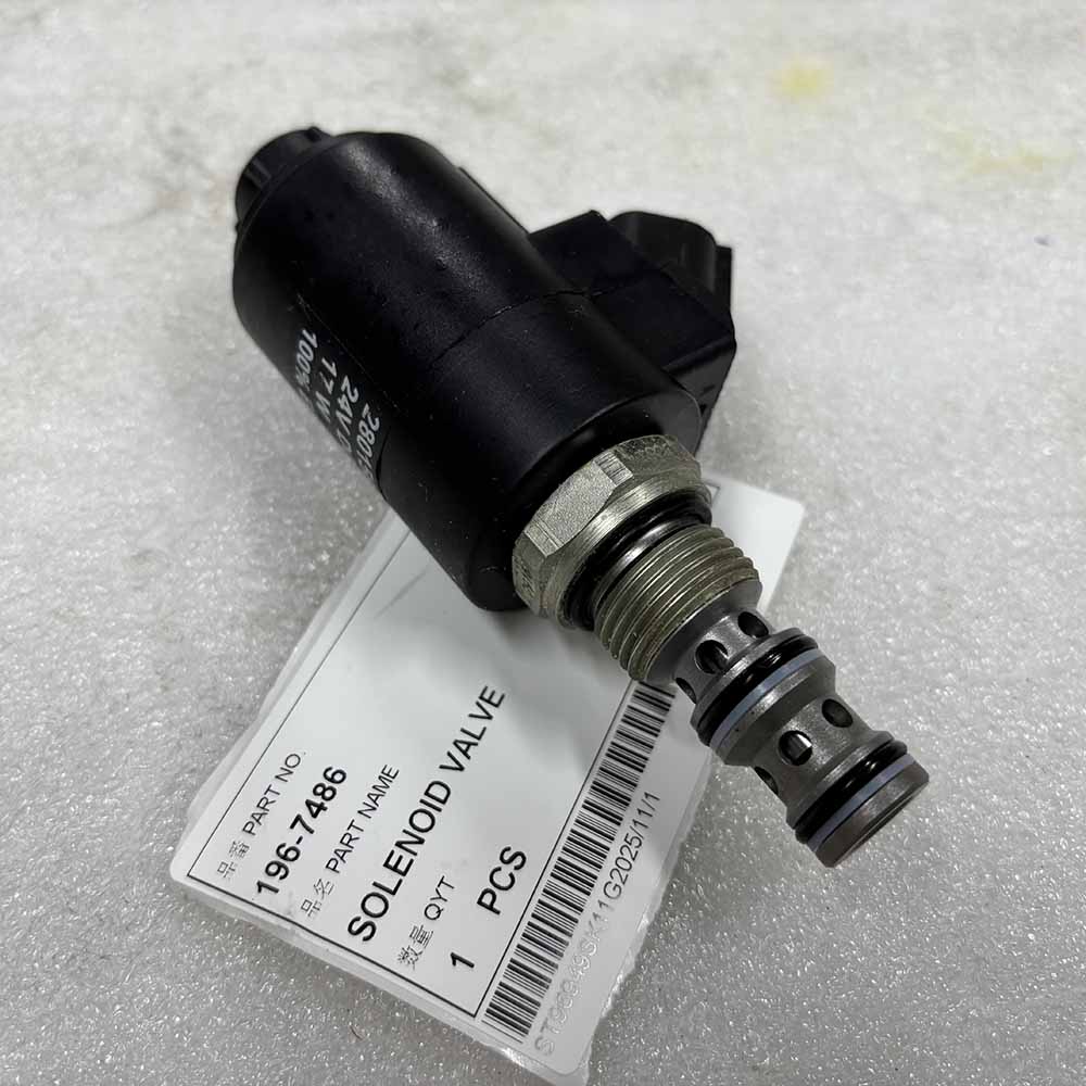 Caterpillar EXCAVATOR PARTS MADE IN CHINA NEW M313C M313D M315C M315D 196-7486 SOLENOID VALVE SPARKLING MACHINERY