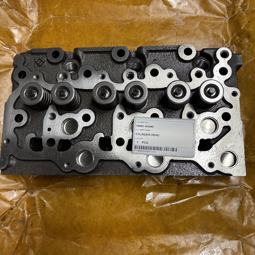 1A051-03040 Cylinder-Head for Kubota Engines D1502 D1503 D170 and Excavators KX91-3 U35-3