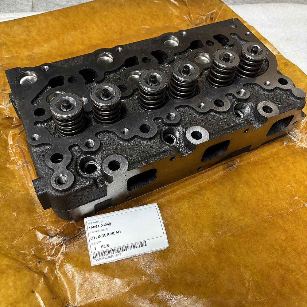 1A051-03040 Cylinder-Head for Kubota Engines D1502 D1503 D170 and Excavators KX91-3 U35-3