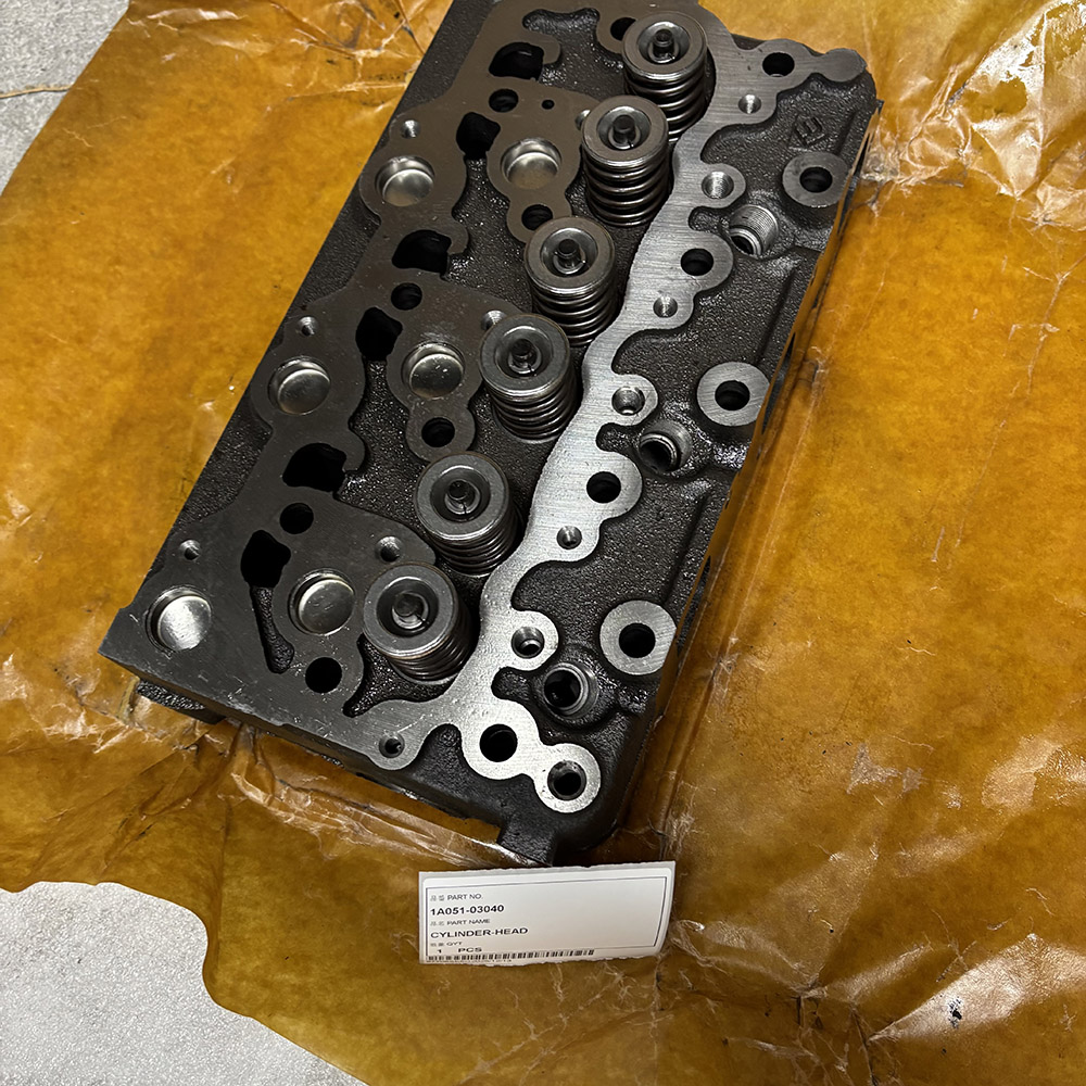 1A051-03040 Cylinder-Head for Kubota Engines D1502 D1503 D170 and Excavators KX91-3 U35-3
