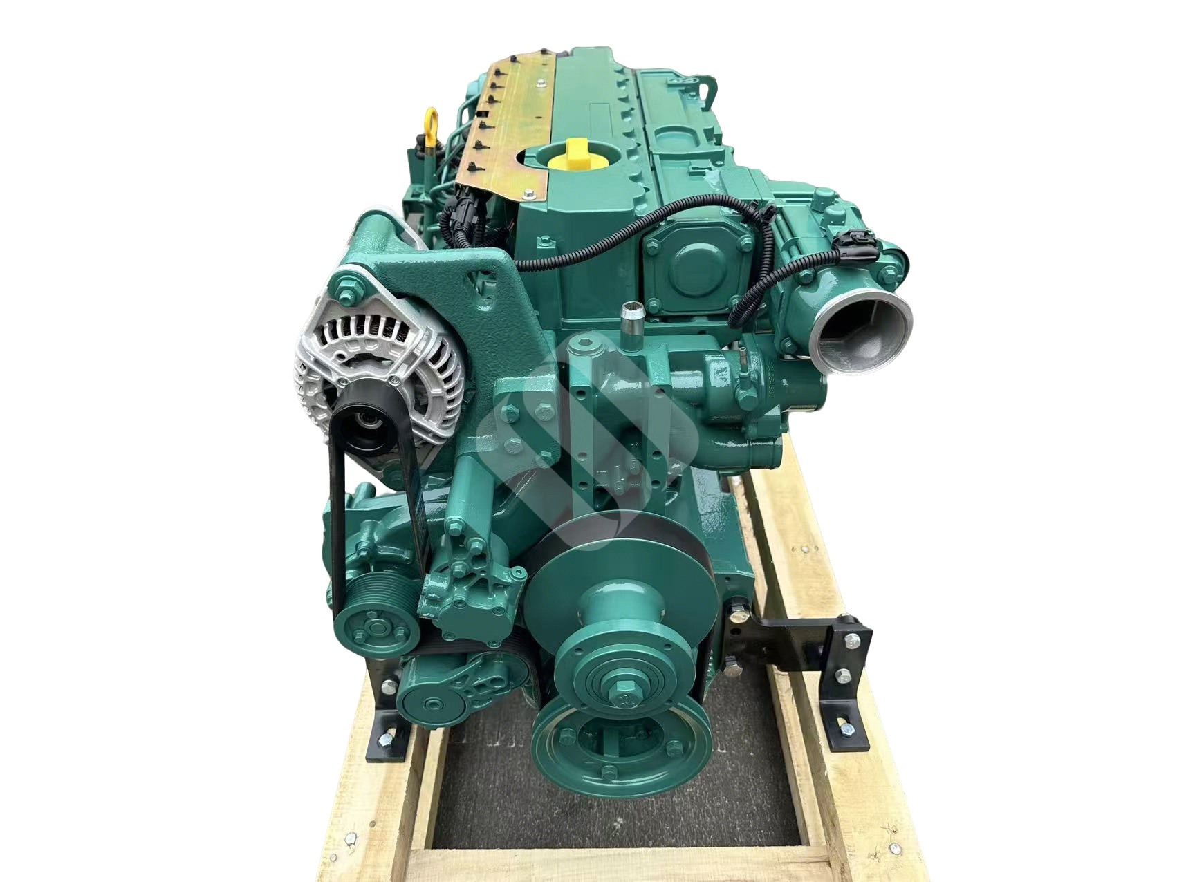 Volvo D5E Diesel Engine 4.8L 4-Cylinder Turbocharged Common Rail Motor Volvo-D5E-4-cylinder-turbocharged-diesel-engine-side-view