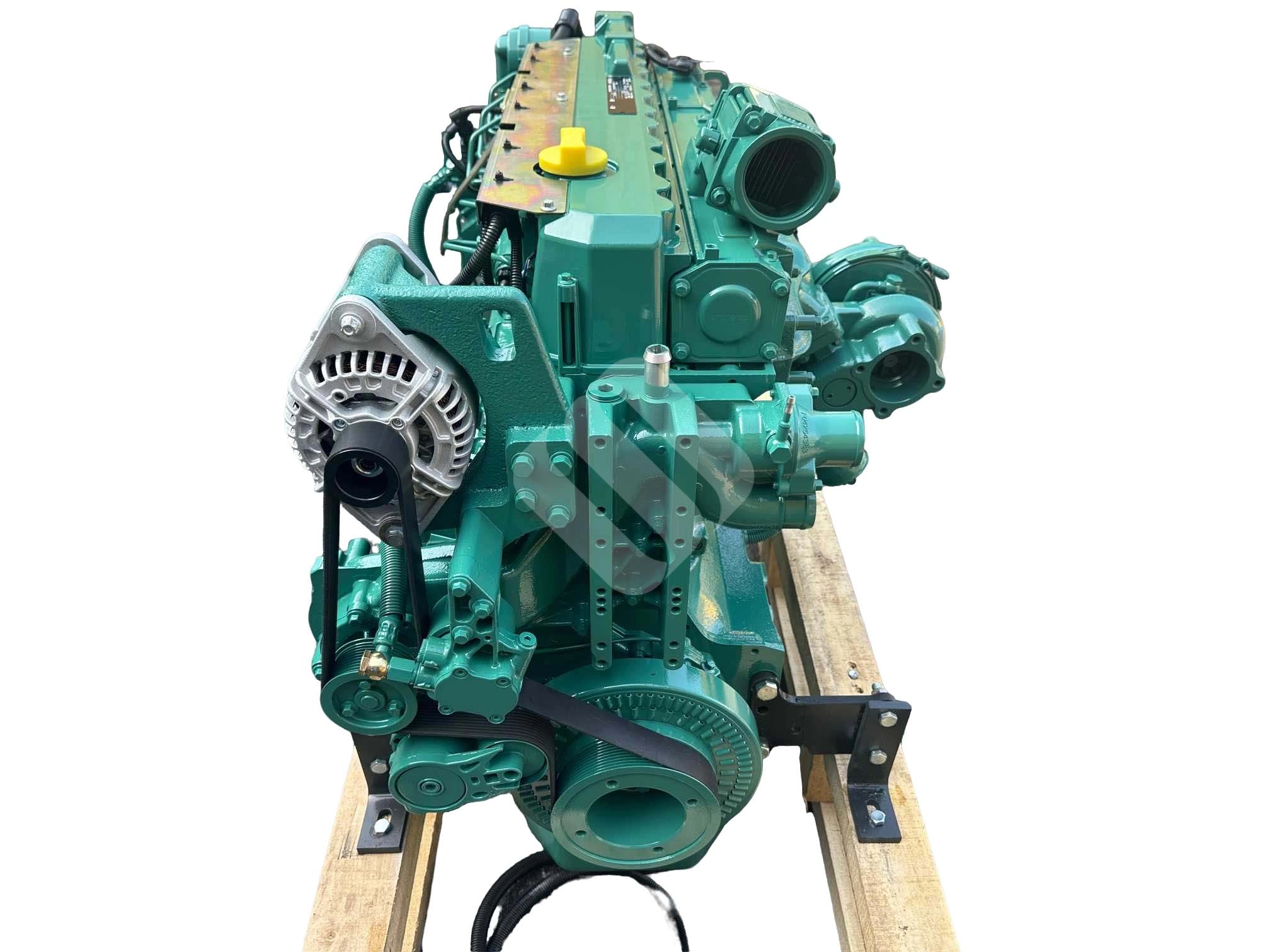 Volvo D7E Engine for L120GZ Wheel Loader 7.1L 6-Cylinder Turbocharged Diesel Volvo-L120GZ-7.1L-turbocharged-engine-side-view