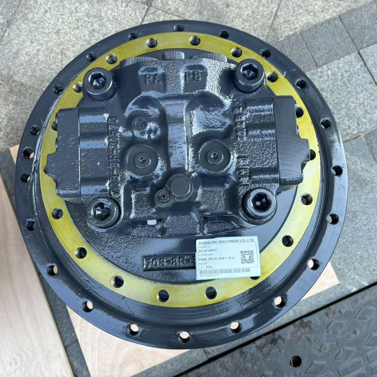 Excavator Spare Parts  20Y-27-00670 20Y-27-00660 FINAL DRIVE ASSY PC200-8MO PC210L-10