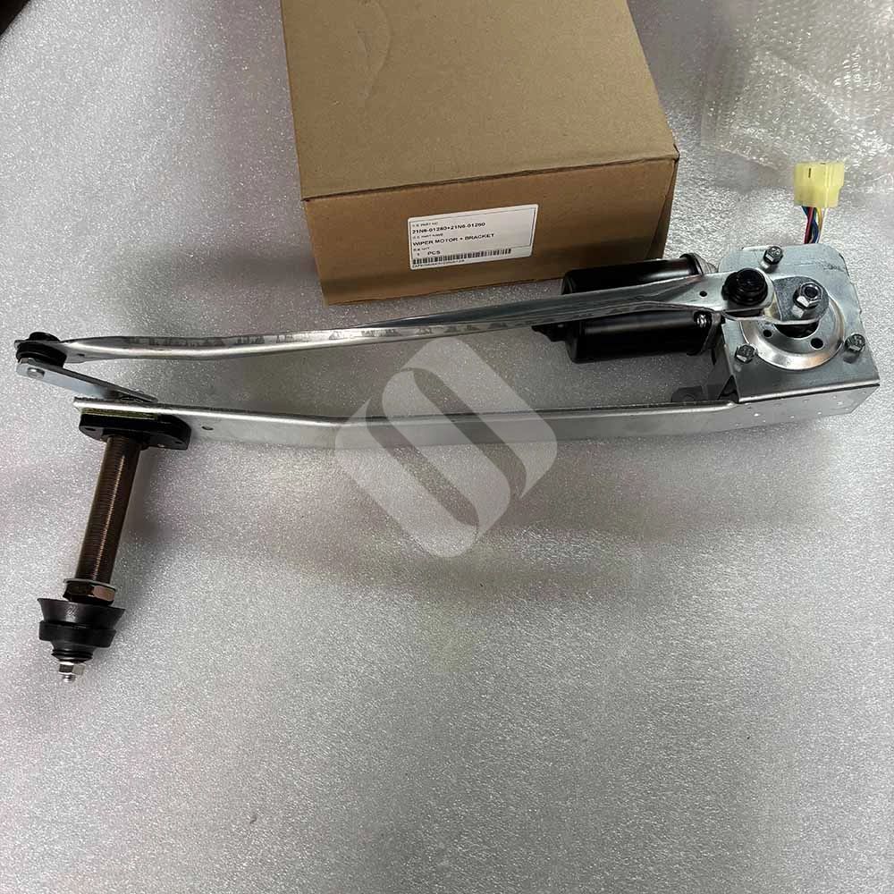 24V 21N6-01280 21N6-01260 Wiper Motor with Bracket for Hyundai R110-7 R140LC-7 R160LC-7 R140W-7 R160LC-9 Excavator 24V Wiper Motor with Bracket 21N6-01280 21N6-01260 Compatible with Hyundai Excavators R110-7 R140LC-7 R160LC-7 R140W-7 R160LC-9 | Windshield Wiper Motor Assembly