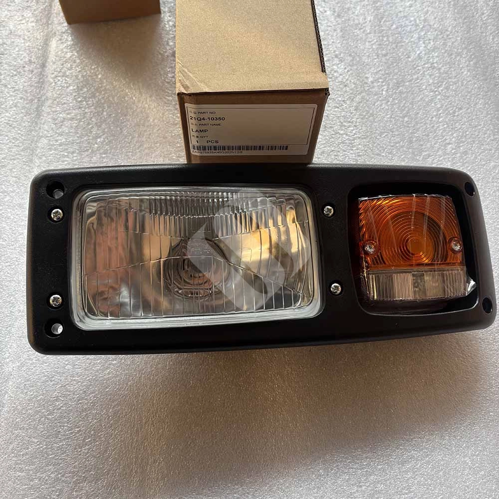 21Q4-10350 Left Hand Lamp (LH) for Hyundai HW140 HW160 HW180 HW210 Wheel Excavator 21Q4-10350 Left Hand Lamp for Hyundai Wheel Excavator