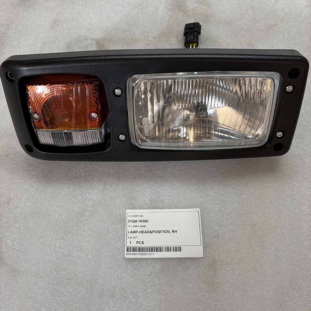 21Q4-10360 Right Hand Lamp for Hyundai Wheel Excavator