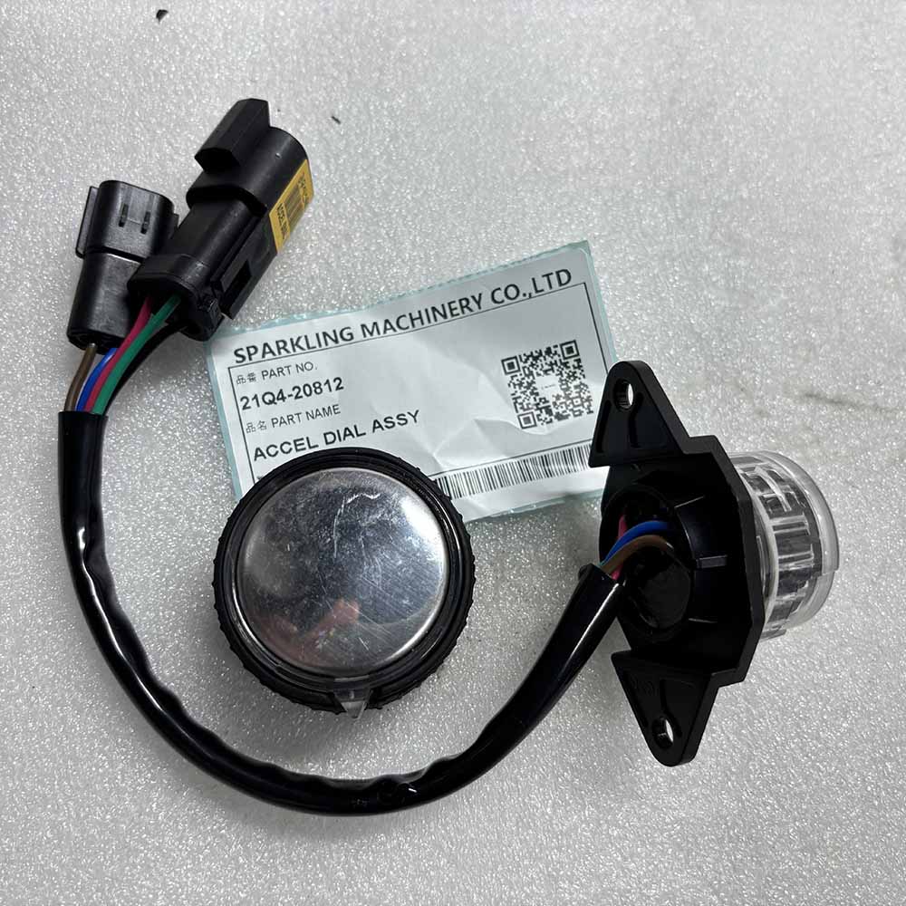 HYUNDAI EXCAVATOR PARTS MADE IN CHINA NEW R140LC-9 R140LC-9A R140LC-9S R160LC-9 21Q4-20812 ACCEL DIAL ASSY SPARKLING MACHINERY