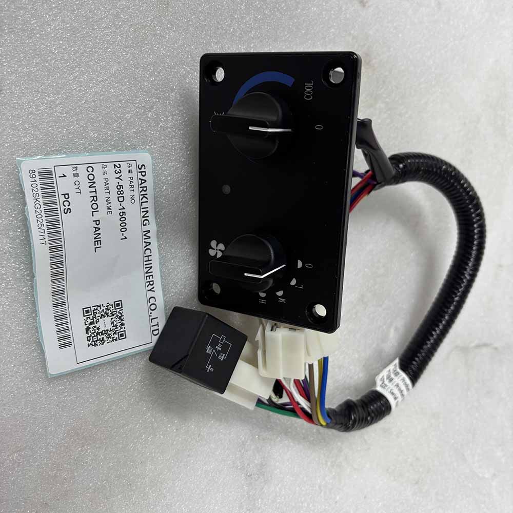 SHANTUI EXCAVATOR PARTS MADE IN CHINA NEW 23Y-58D-15000-1  CONTROL PANEL SPARKLING MACHINERY