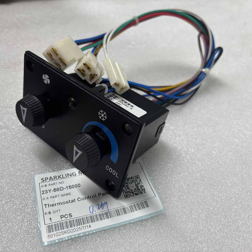 SHANTUI EXCAVATOR PARTS MADE IN CHINA NEW SD16 SD22 SD32 23Y-58D-15000 THERMOSTAT CONTROL PANEL SPARKLING MACHINERY