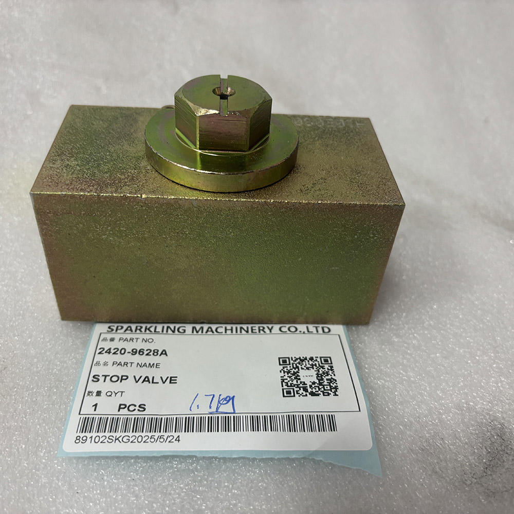 Excavators Spare Parts 1.7KG 2420-9628A STOP VALVE for Doosan Construction Equipment DX300, SOLAR 210W-V