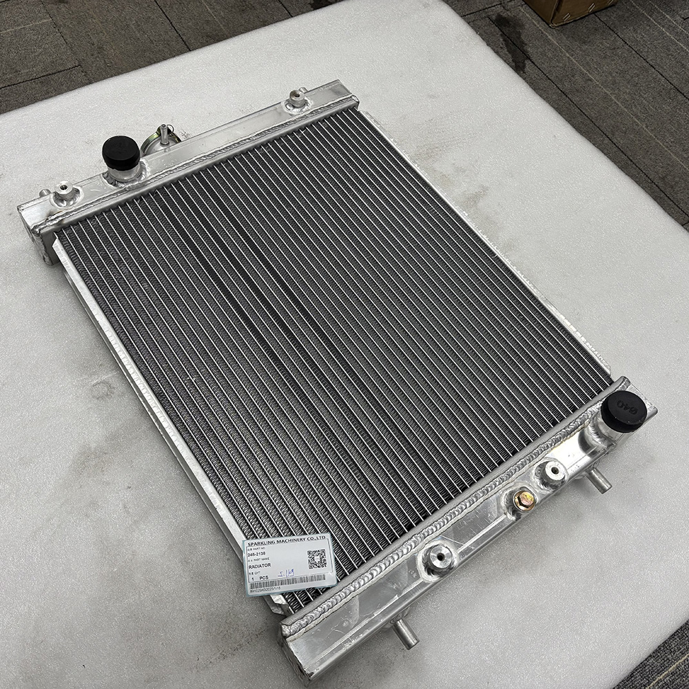 Caterpillar 245-2138, CA2452138 radiator, 2452138 radiator GP, CAT 305 mini excavator parts, CAT radiator assembly, Caterpillar cooling system, mini hydraulic excavator radiator, CAT radiator replacement