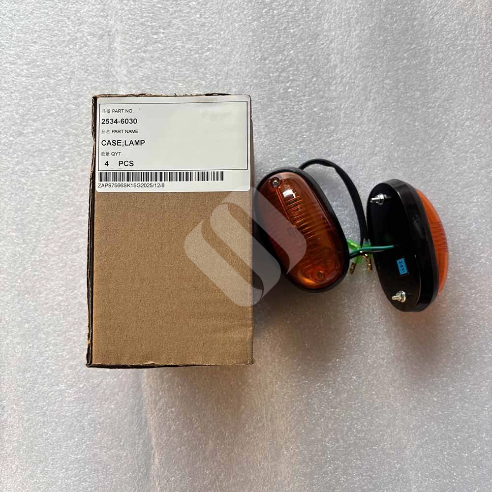 2534-6030 Lamp Case for Doosan Solar Wheel Excavators S130W S130W-V S140W-V Front Lamp Housing Replacement 2534-6030 front lamp case for Solar S140W-V wheel excavator