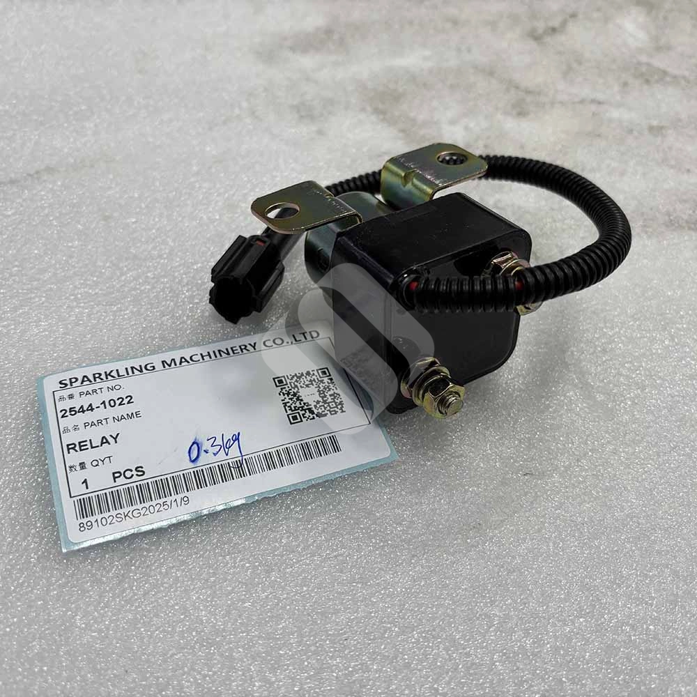 24V 2544-1022 Relay for Doosan Excavators DX140 DX225 DX300 DX340 24V 2544-1022 relay for Doosan excavators