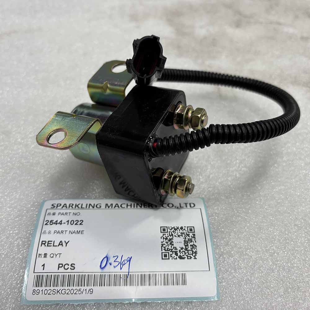 24V 2544-1022 Relay for Doosan Excavators DX140 DX225 DX300 DX340 Heavy duty electrical relay for Doosan excavator