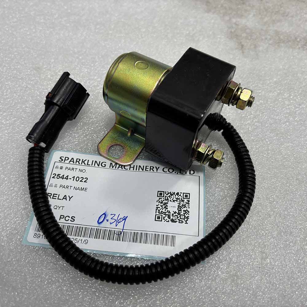 24V 2544-1022 Relay for Doosan Excavators DX140 DX225 DX300 DX340 2544-1022 Doosan excavator relay spare part