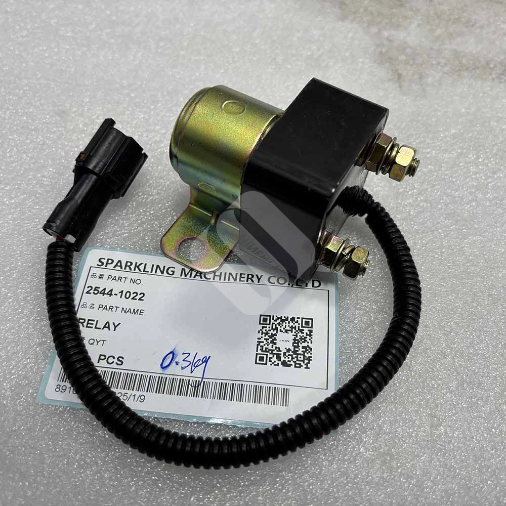 24V 2544-1022 Relay for Doosan Excavators DX140 DX225 DX300 DX340 2544-1022 Doosan excavator relay spare part