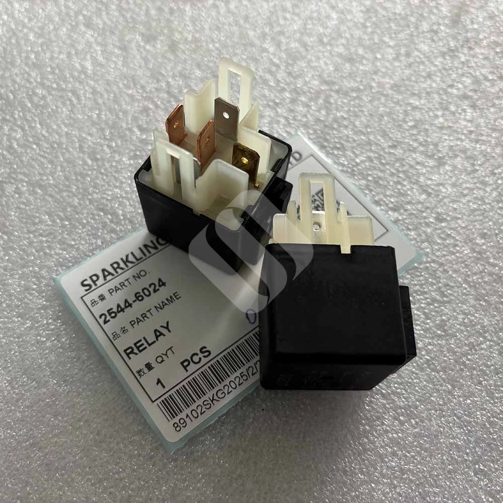 24V 2544-6024 Relay for Doosan(Daewoo) Excavators Solar 130LC-V 140LC-V 170W-V 24V 2544-6024 relay for Doosan Daewoo excavators